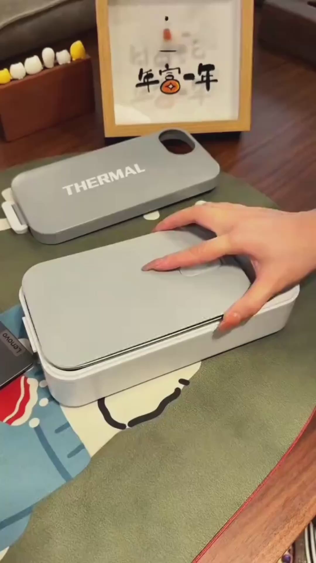 Smart Heated Lunch Box – Portable & Rechargeable